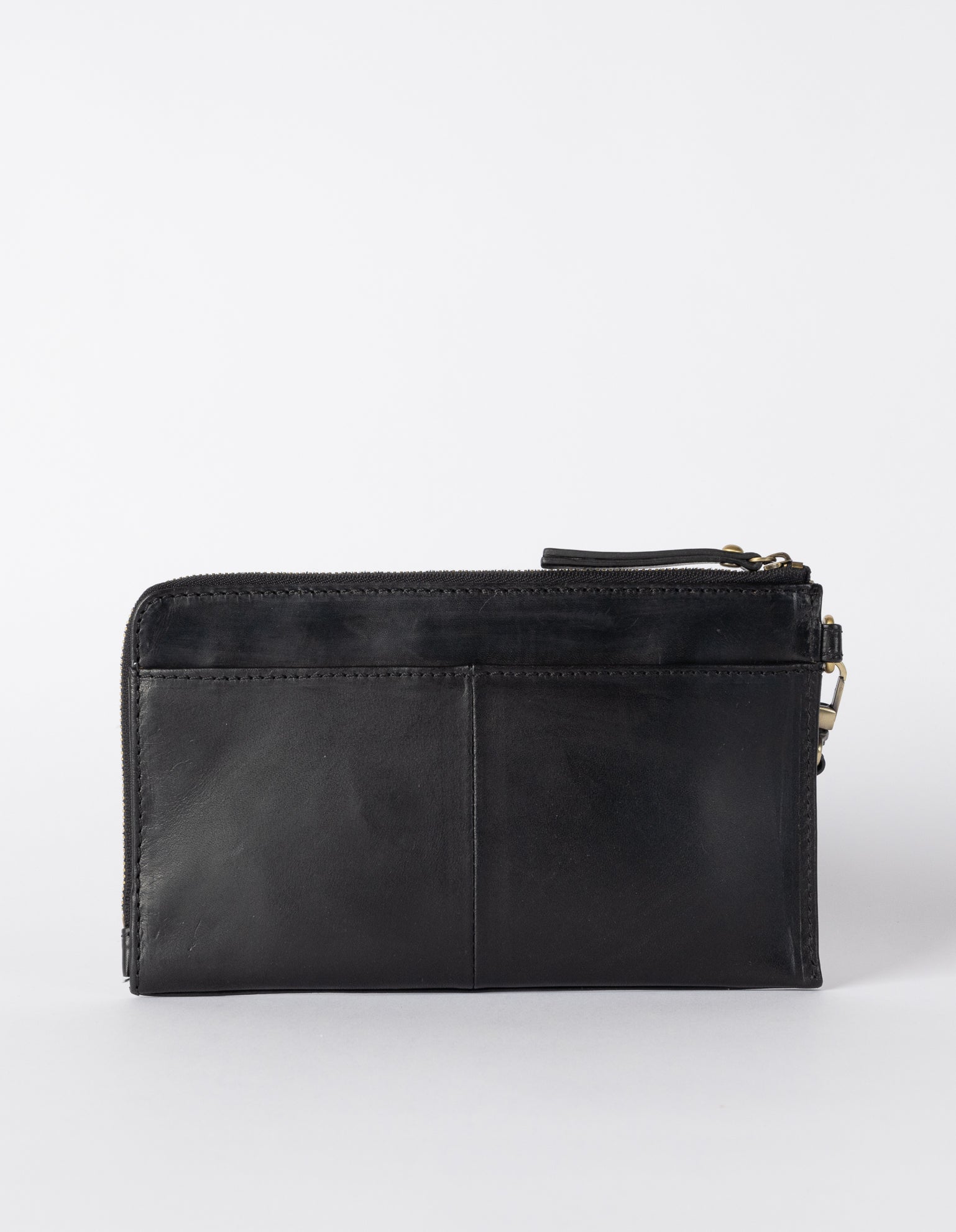 Perfectly Imperfect Travel Pouch - Black Classic Leather