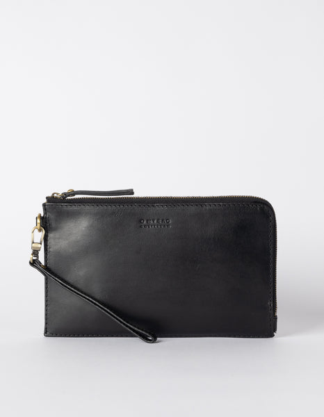 Travel Pouch Black Classic Leather - Main Image