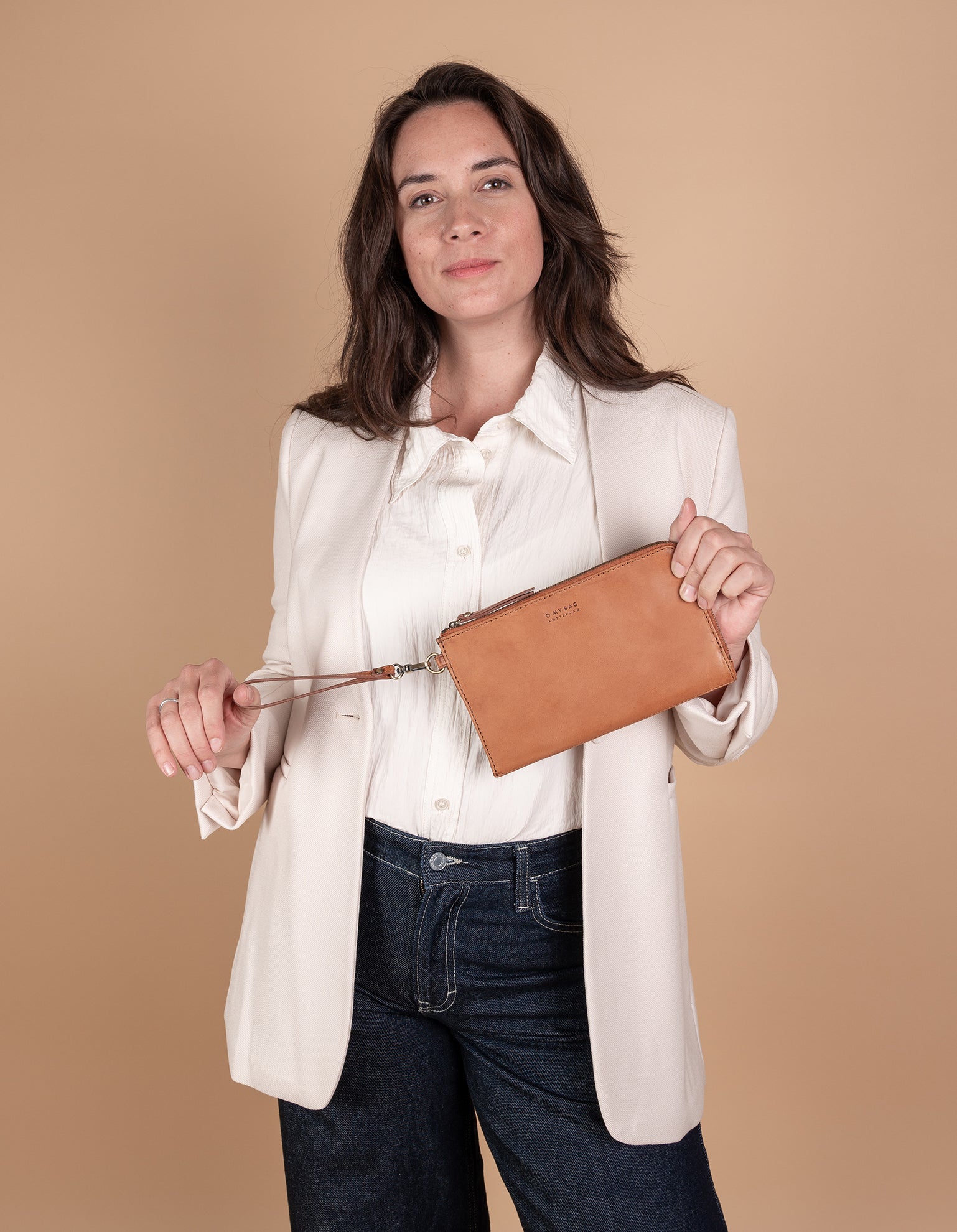 Perfectly Imperfect - Travel Pouch - Cognac Classic Leather