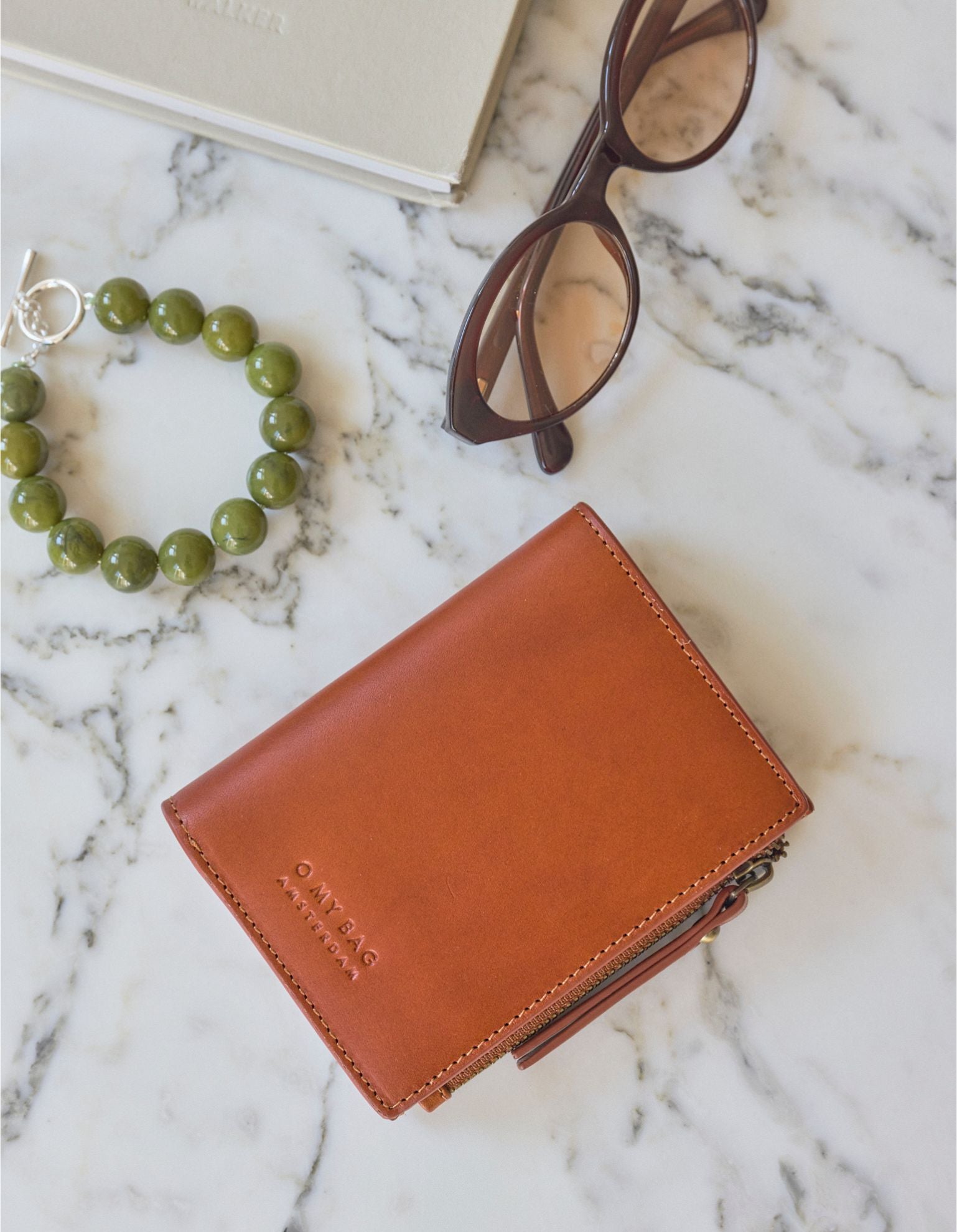 lifestyle product image of Jamie Wallet cognac classic leather