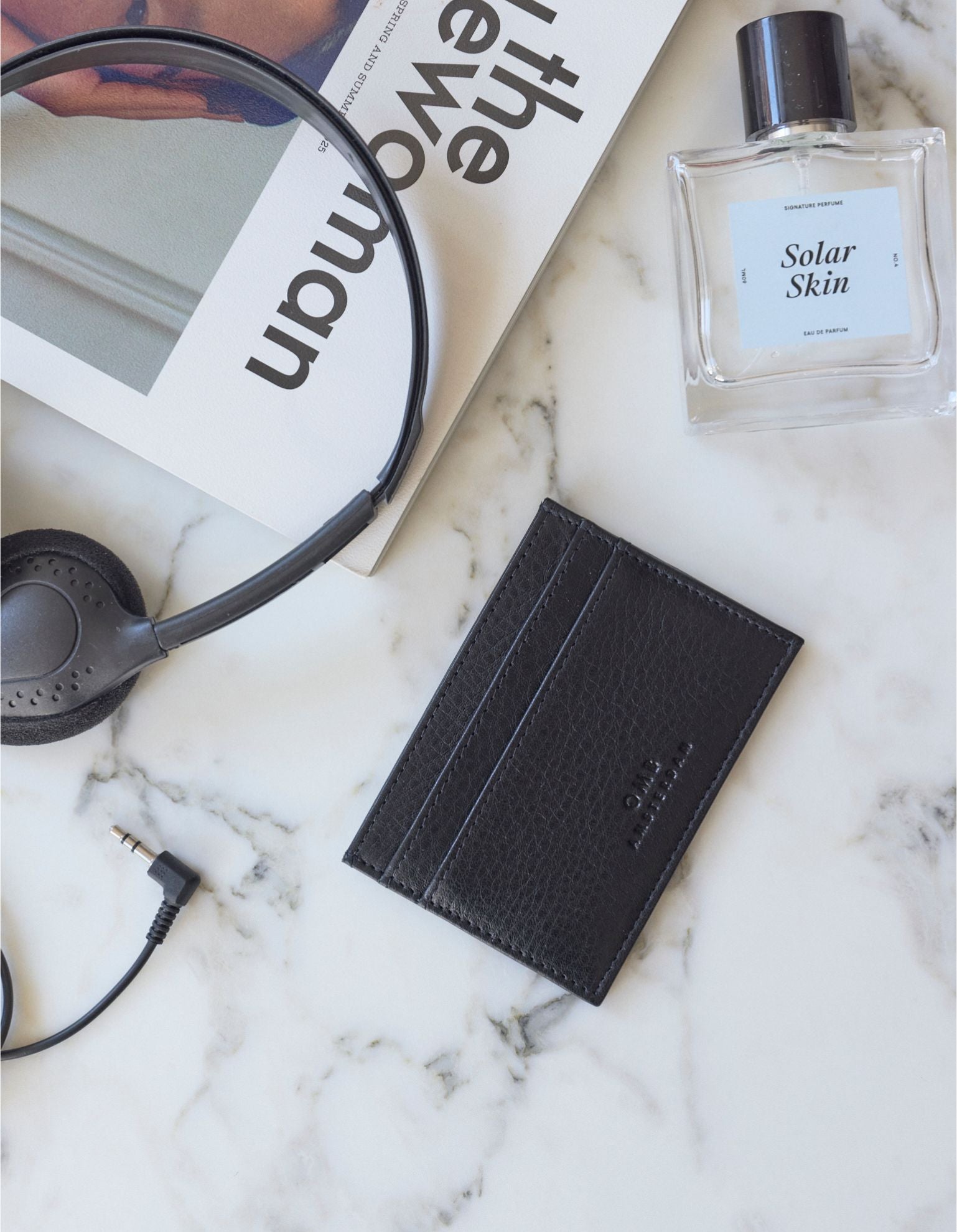 Mark's Cardcase - Black Soft Grain Leather