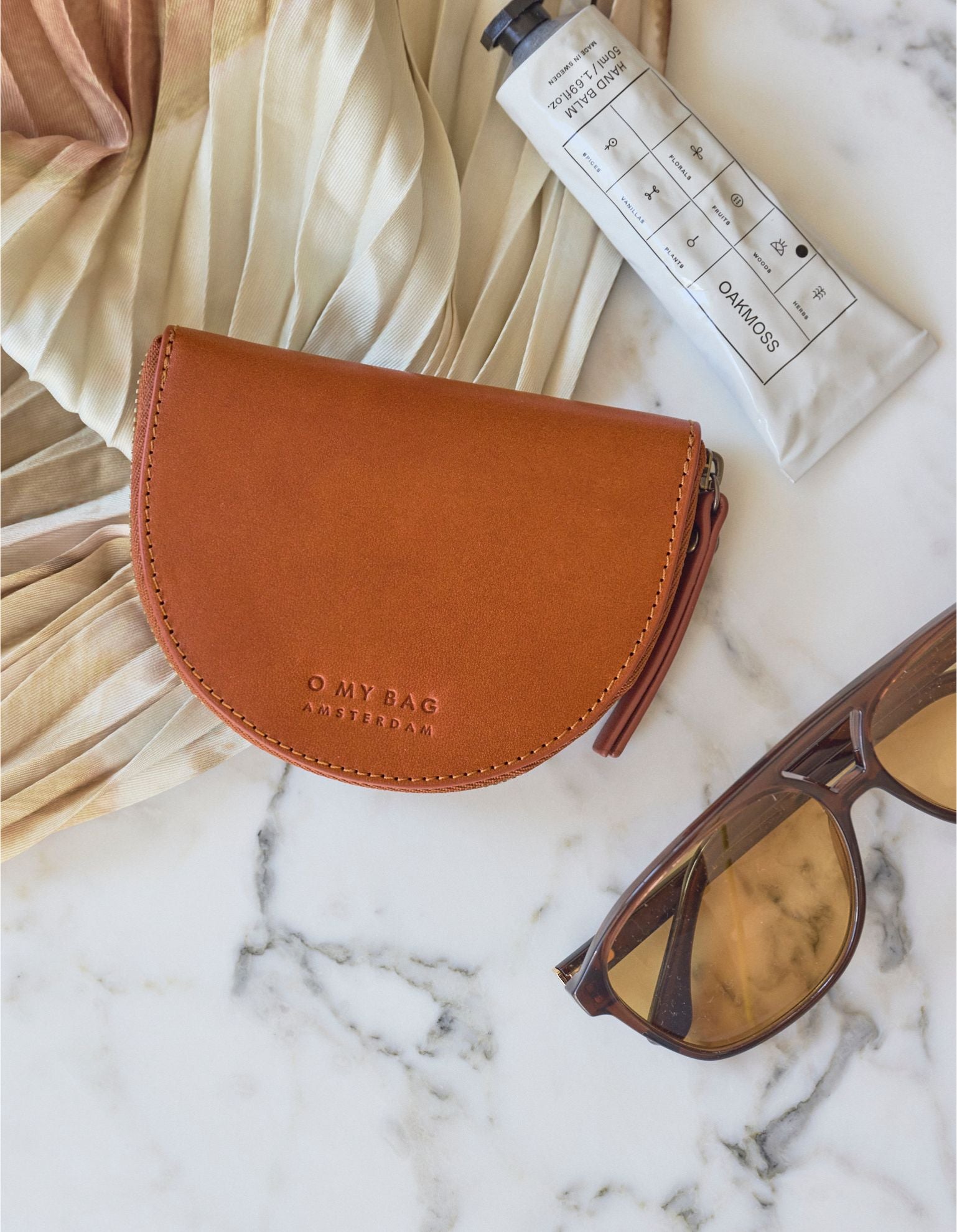 Laura Coin Purse - Cognac Classic Leather