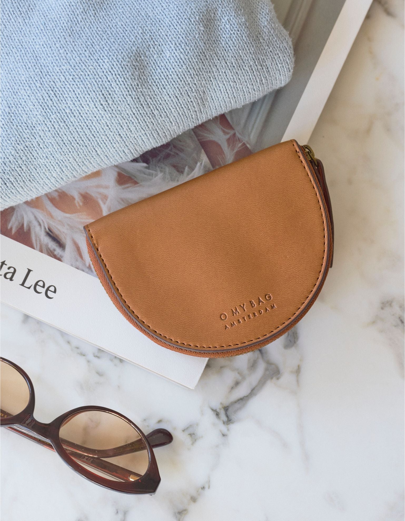 Laura Portemonnee - Cognac Vegan Uppeal™