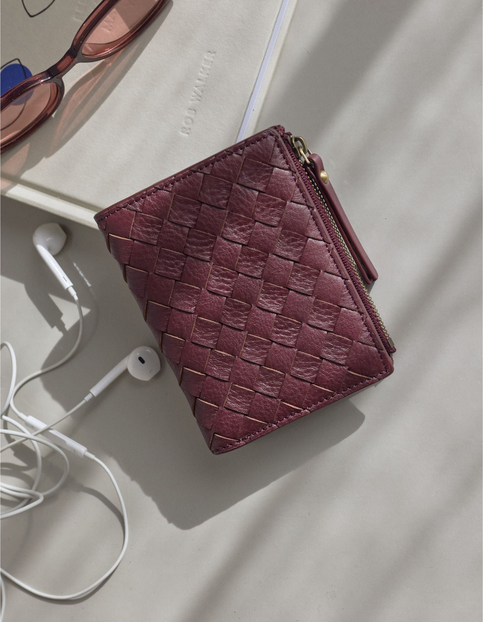 Jamie Cherry wallet. Lifestyle product image.