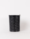 Zola woven leather bag - back product image