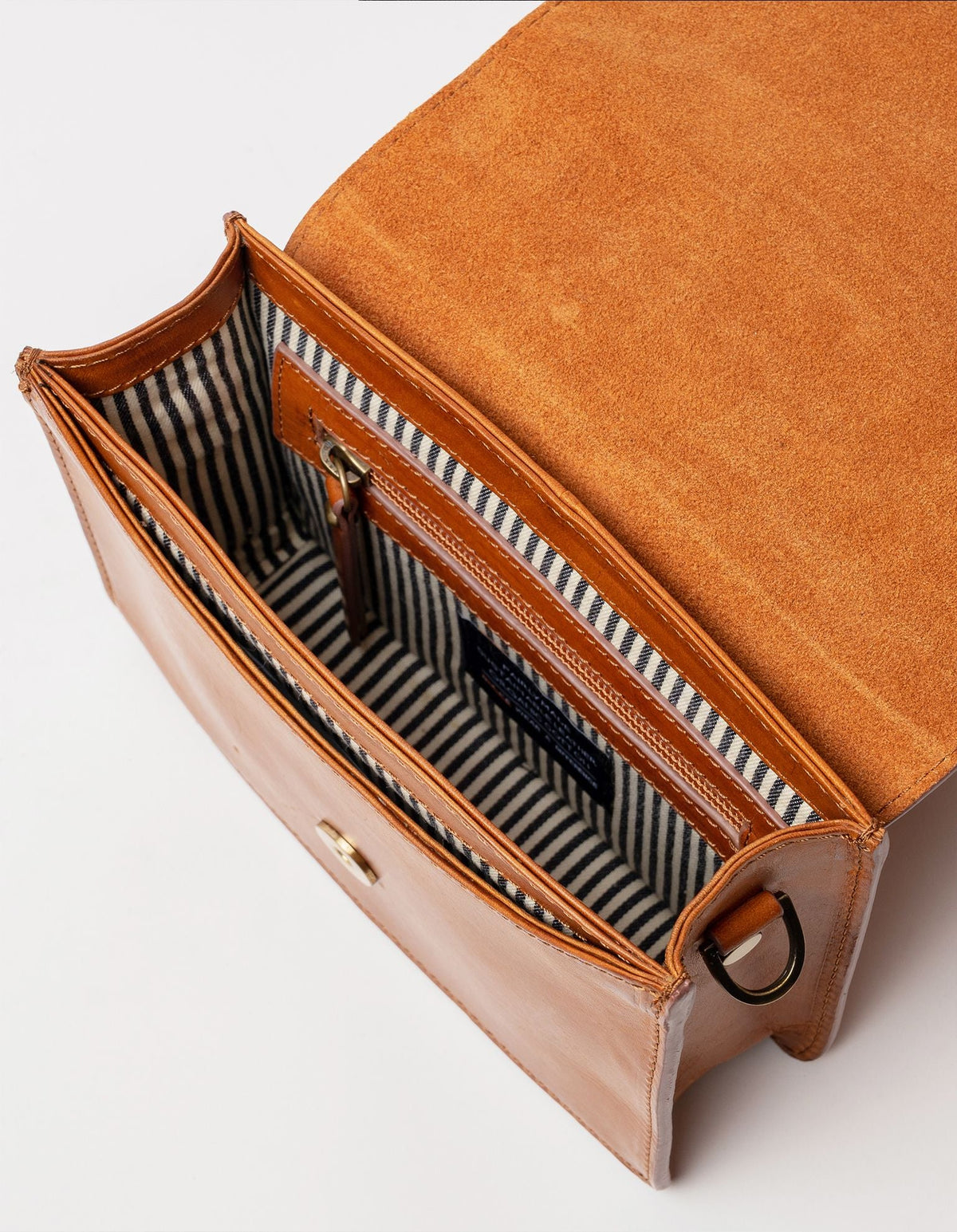 Perfectly Imperfect Audrey Mini - Cognac Classic Leather