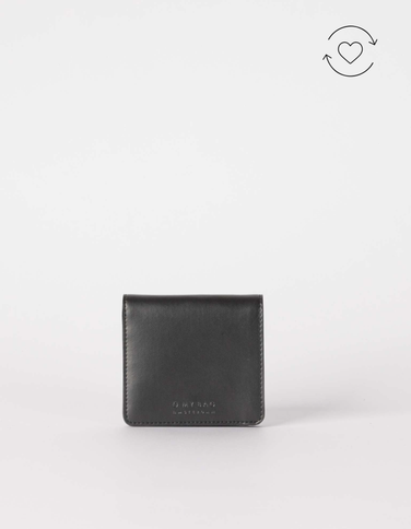 Pre-Loved - Alex Fold-Over Wallet - Black Vegan Uppeal™