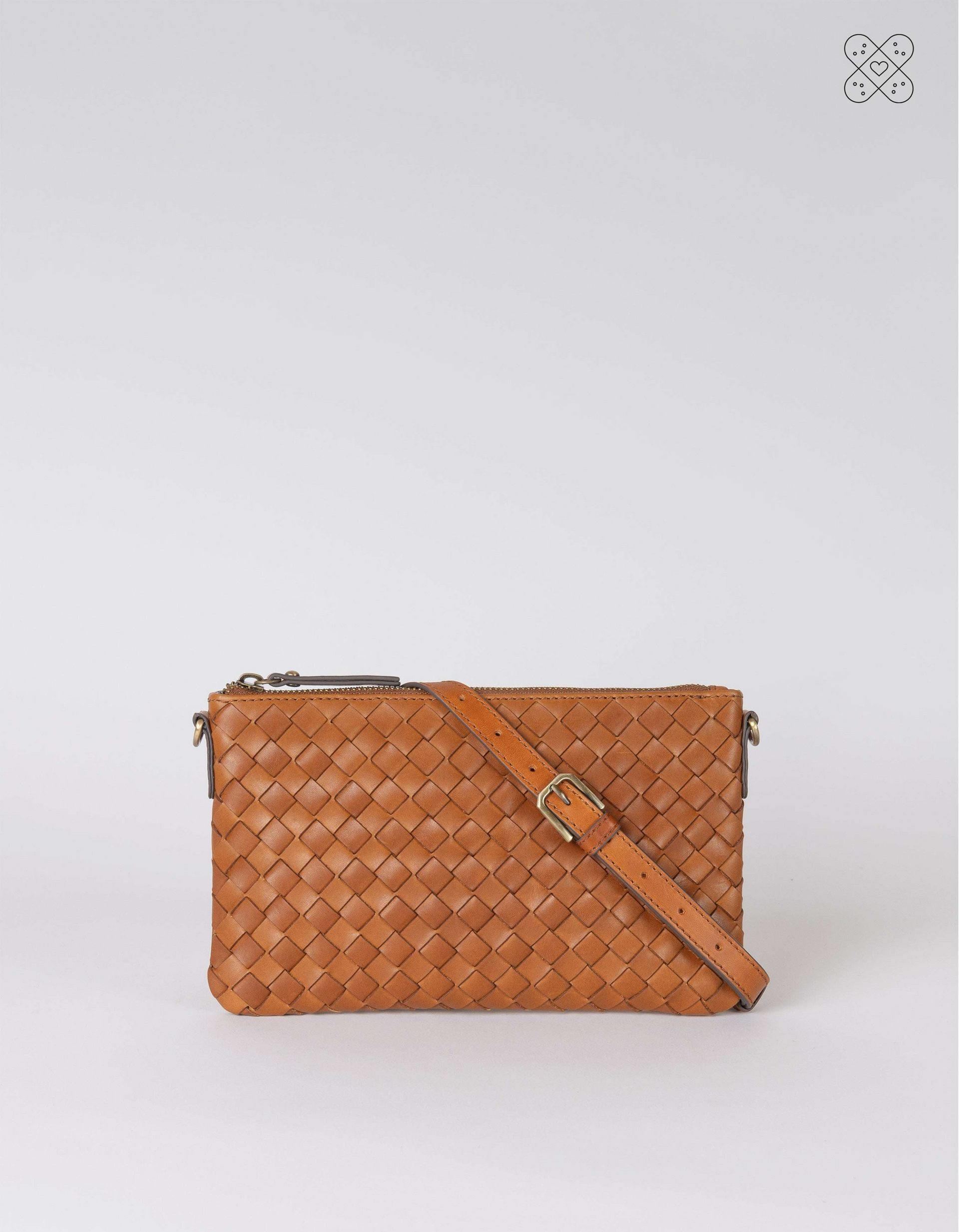 Perfectly Imperfect - Lexi -  Cognac Woven Classic Leather