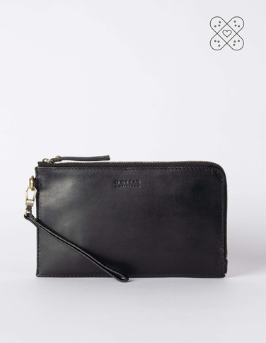 Perfectly Imperfect Travel Pouch - Black Classic Leather