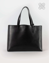 Perfectly Imperfect Sam Shopper - Black Classic Leather