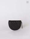 Perfectly Imperfect - Laura Coin Purse - Black Woven Classic Leather