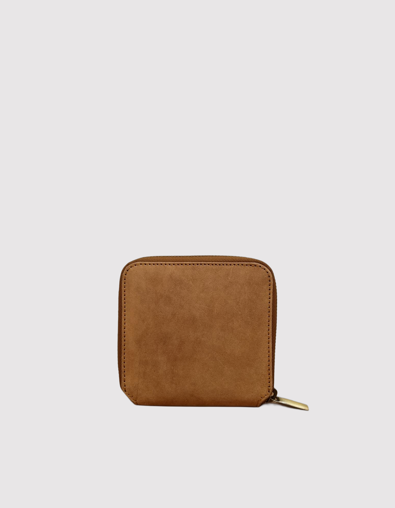 Pre-Loved - Sonny Square Wallet - Camel Hunter Leather