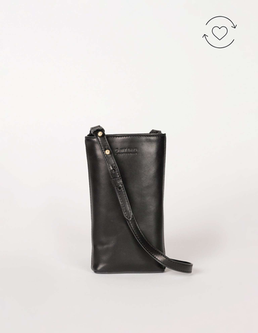 Pre-Loved - Charlie Phone Bag - Black Classic Leather