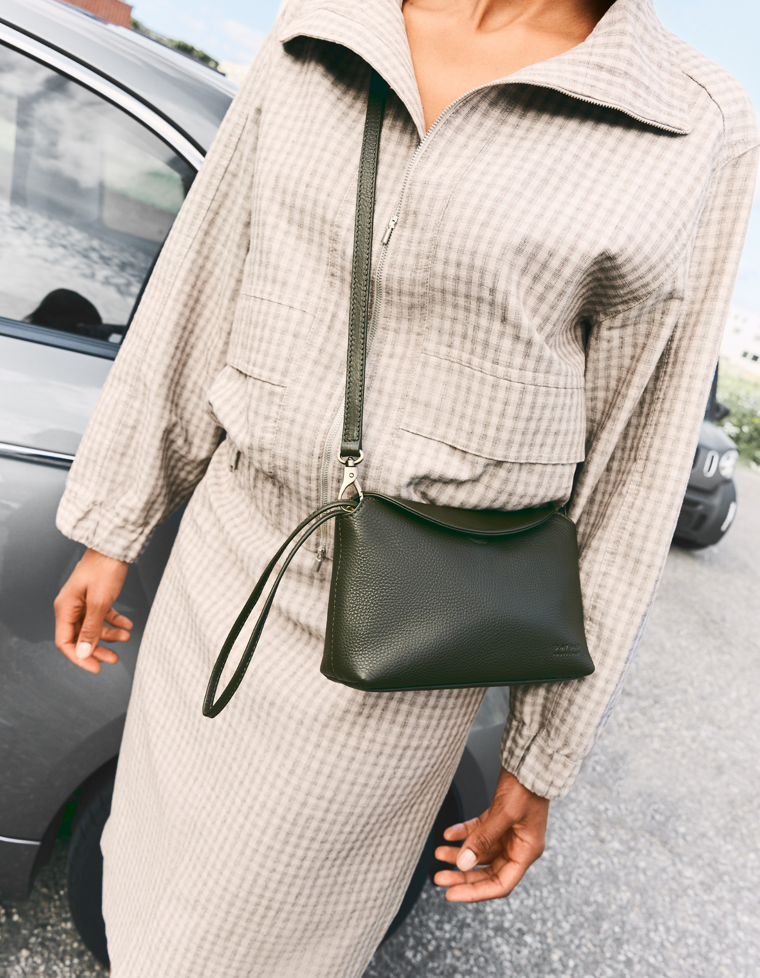 Sienna Mini - Moss Soft Grain Leather