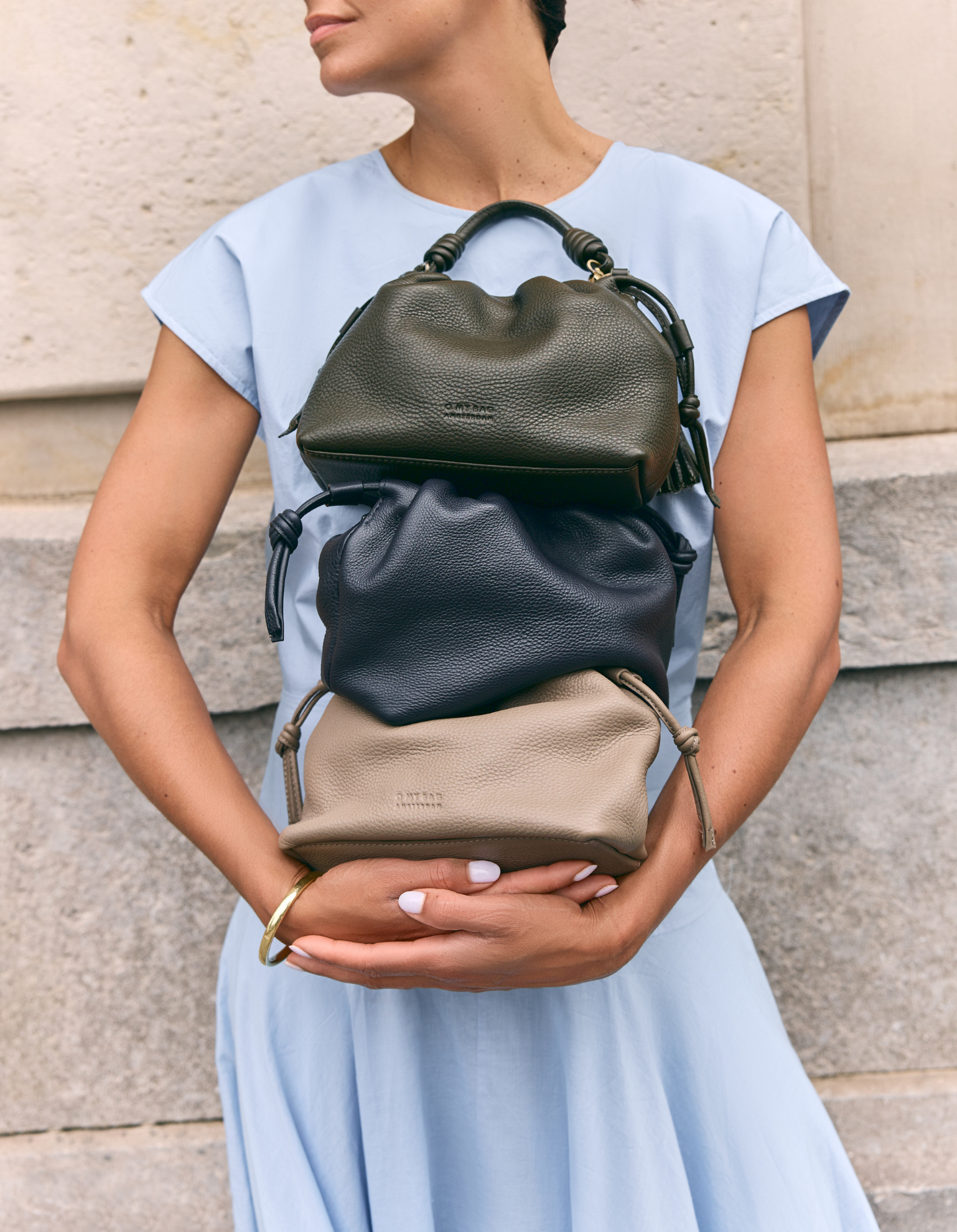 Kiki Mini - Universe Blue Soft Grain Leather