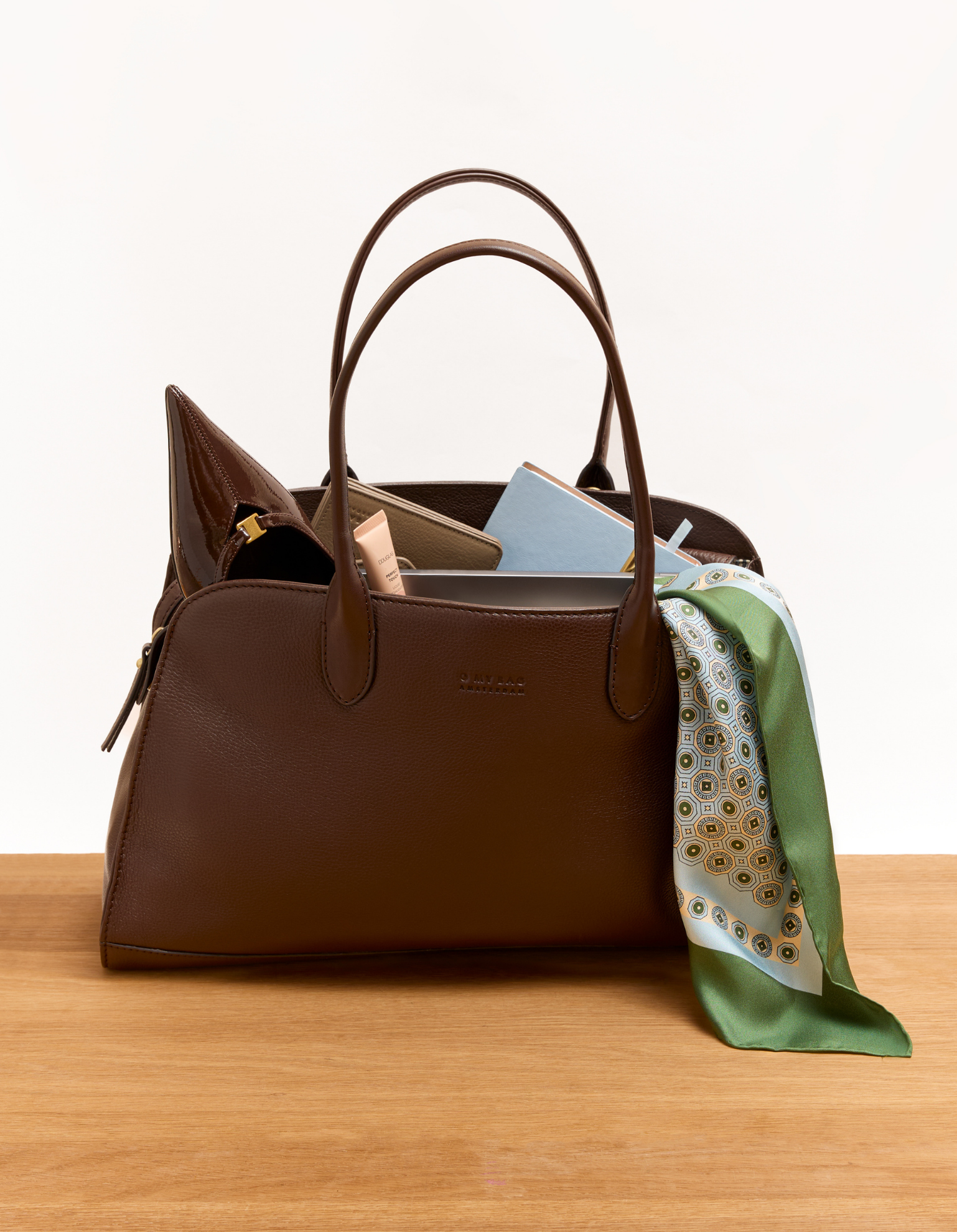 Alma 13/14" - Chocolate Soft Grain Leather