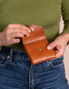 Pre-Loved - Georgie's Wallet - Cognac Stromboli Leather