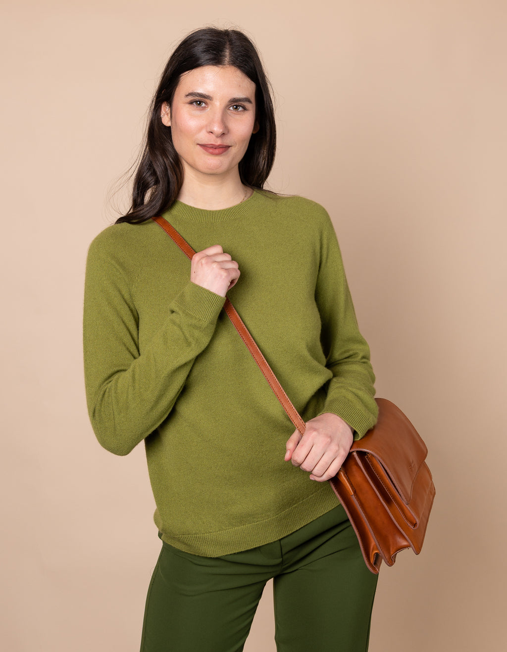 New Omb Harper Cognac Classic Leather