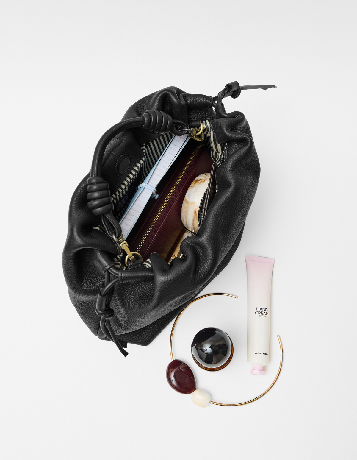 Kiki Midi - Black Soft Grain Leather