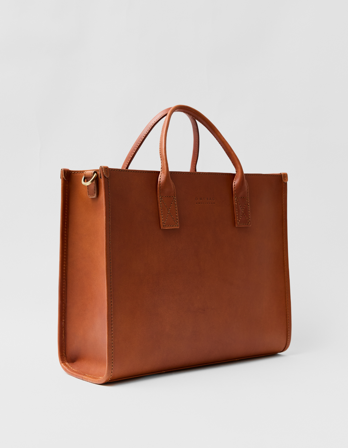 Jackie with Zipper - Cognac Classic Leather