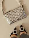 Lexi -  Silver Woven Classic Leather