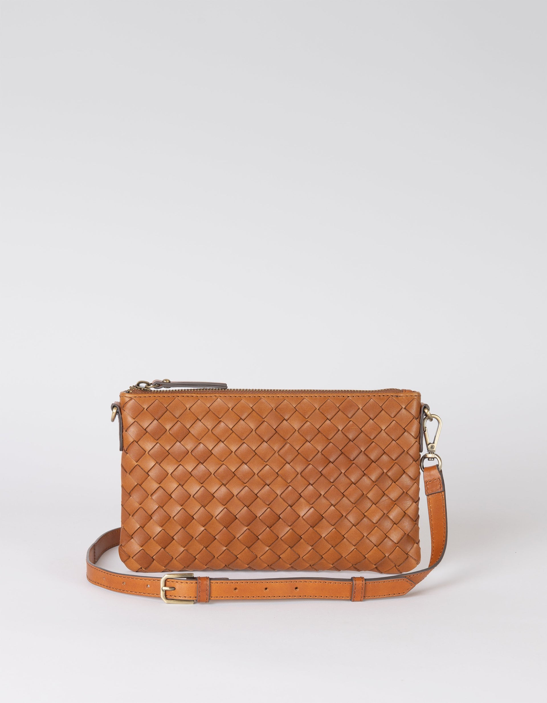 Perfectly Imperfect - Lexi -  Cognac Woven Classic Leather