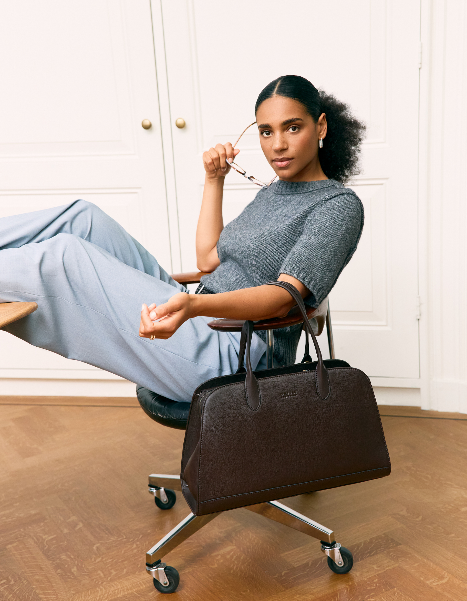 Alma 15/16" - Chocolate Soft Grain Leather