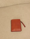 Inside bag video of Jamie Wallet cognac classic leather