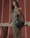 Campaign video of Lana wild oak soft grain leather crossbody bag