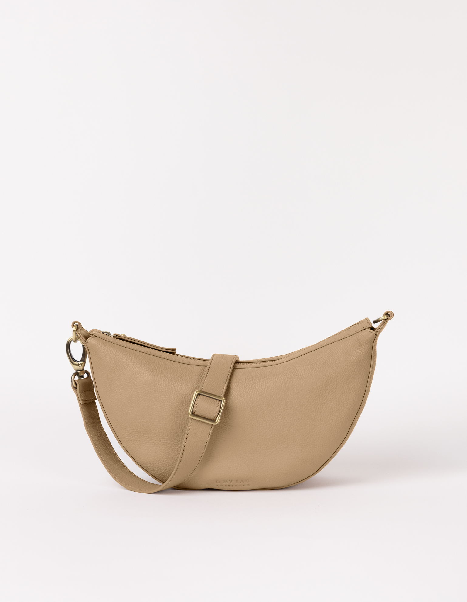 Leo Midi - Dark Sand Soft Grain Leather