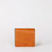 Alex's Fold-over Wallet Classic Leather cognac colour. Medium size, square shaped wallet, front image