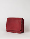 Audrey ruby classic leather bag - side product image