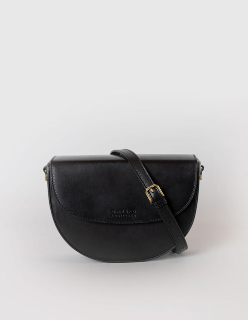 Ava Jewel Small Leather Satchel - Black - 30F6TAVS1O-001 
