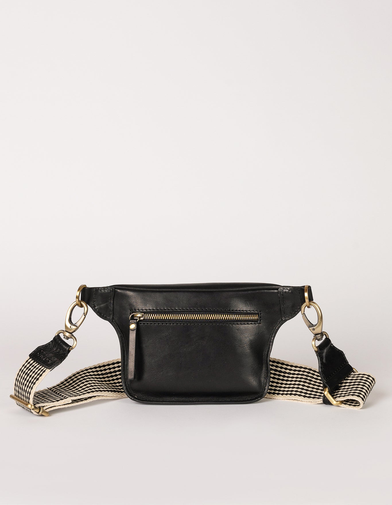 Beck's Bum Bag - Black Stromboli Leather