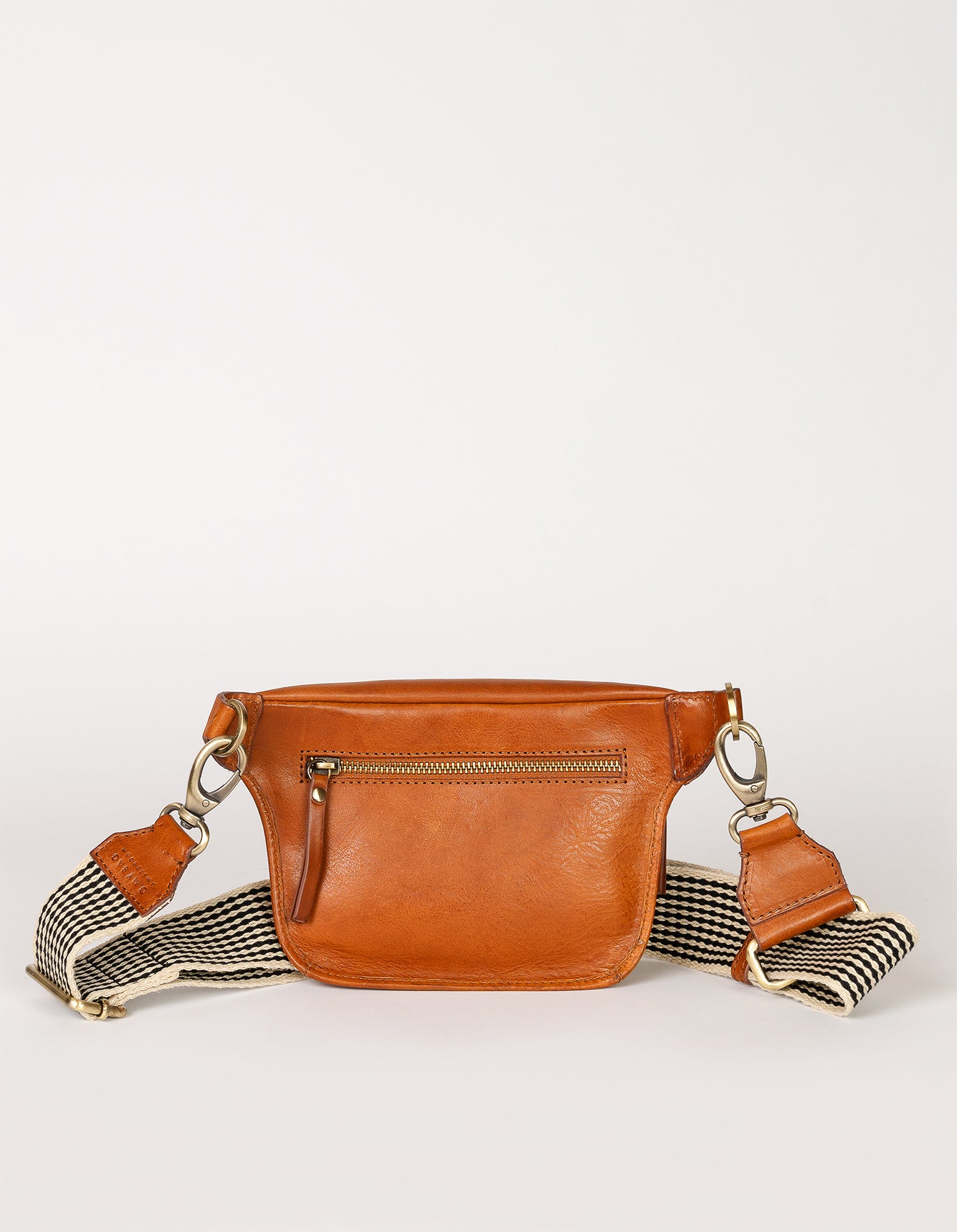 Beck's Bum Bag Cognac Stromboli Leather