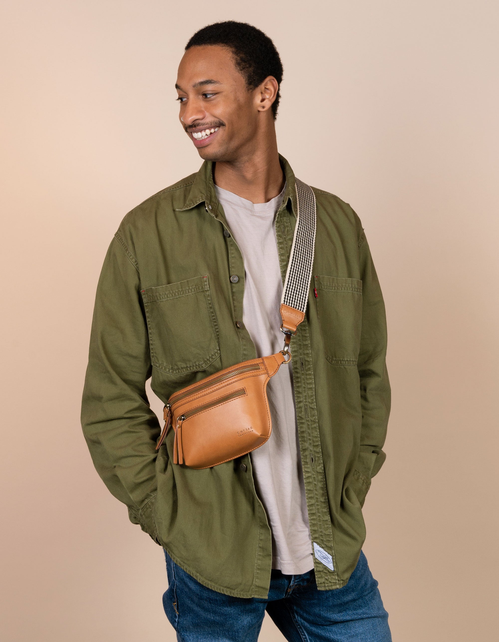 Front waist on sale bag