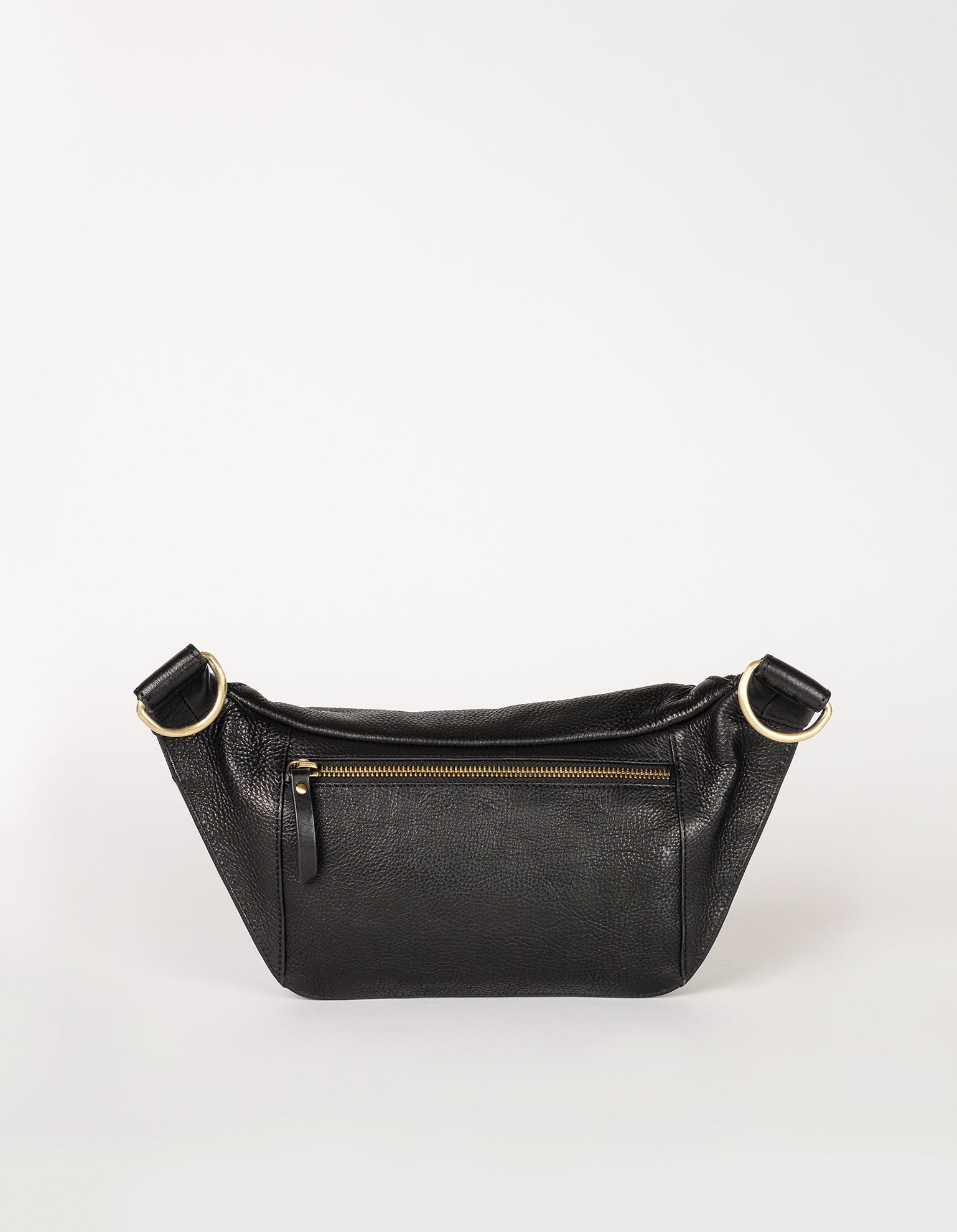 Drew Bum Bag - Black Soft Grain Leather