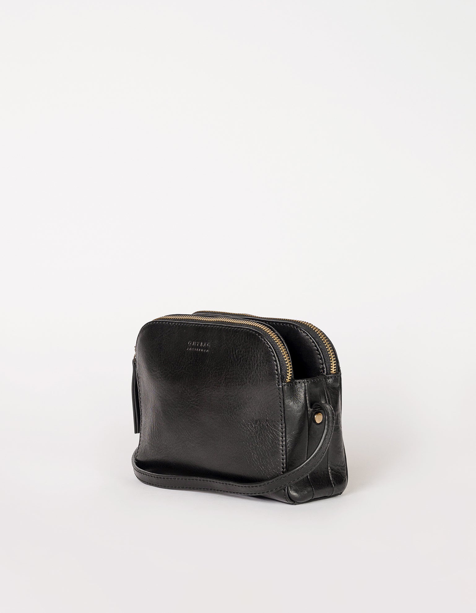 Emily - Leather Strap - Black Stromboli Leather