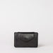Harmonica Wallet Small Black Classic Leather by O My Bag. Square shape. Front product image