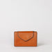 Harmonica Wallet Small Cognac Classic Leather by O My Bag. Square shape. Front product image