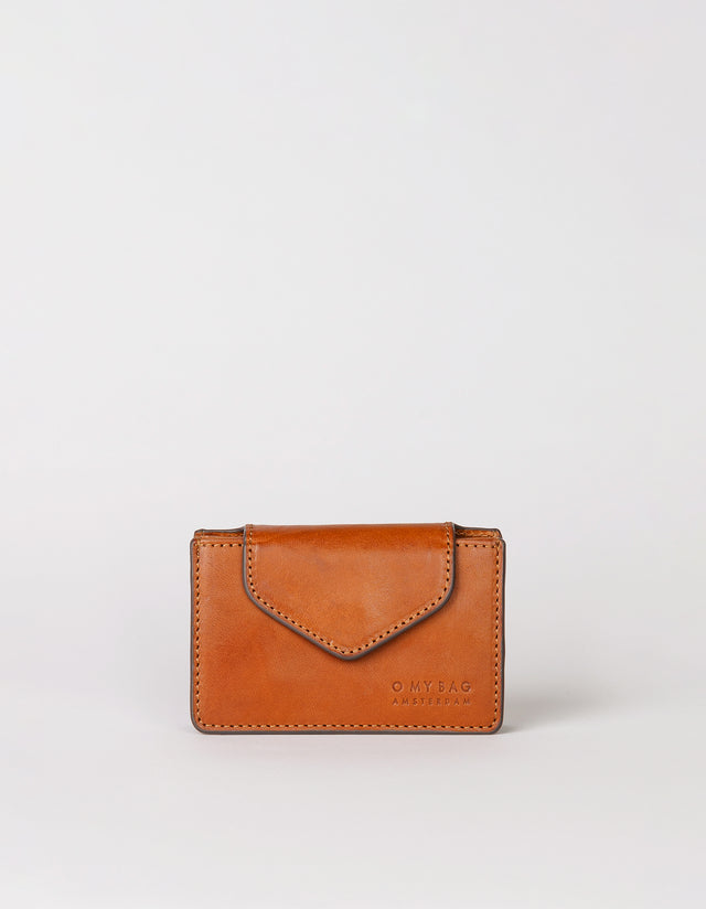 New Omb Harmonica Wallet Dark Cherry Classic Leather
