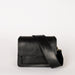 Harper Mini Black Leather crossbody handbag. Front product image