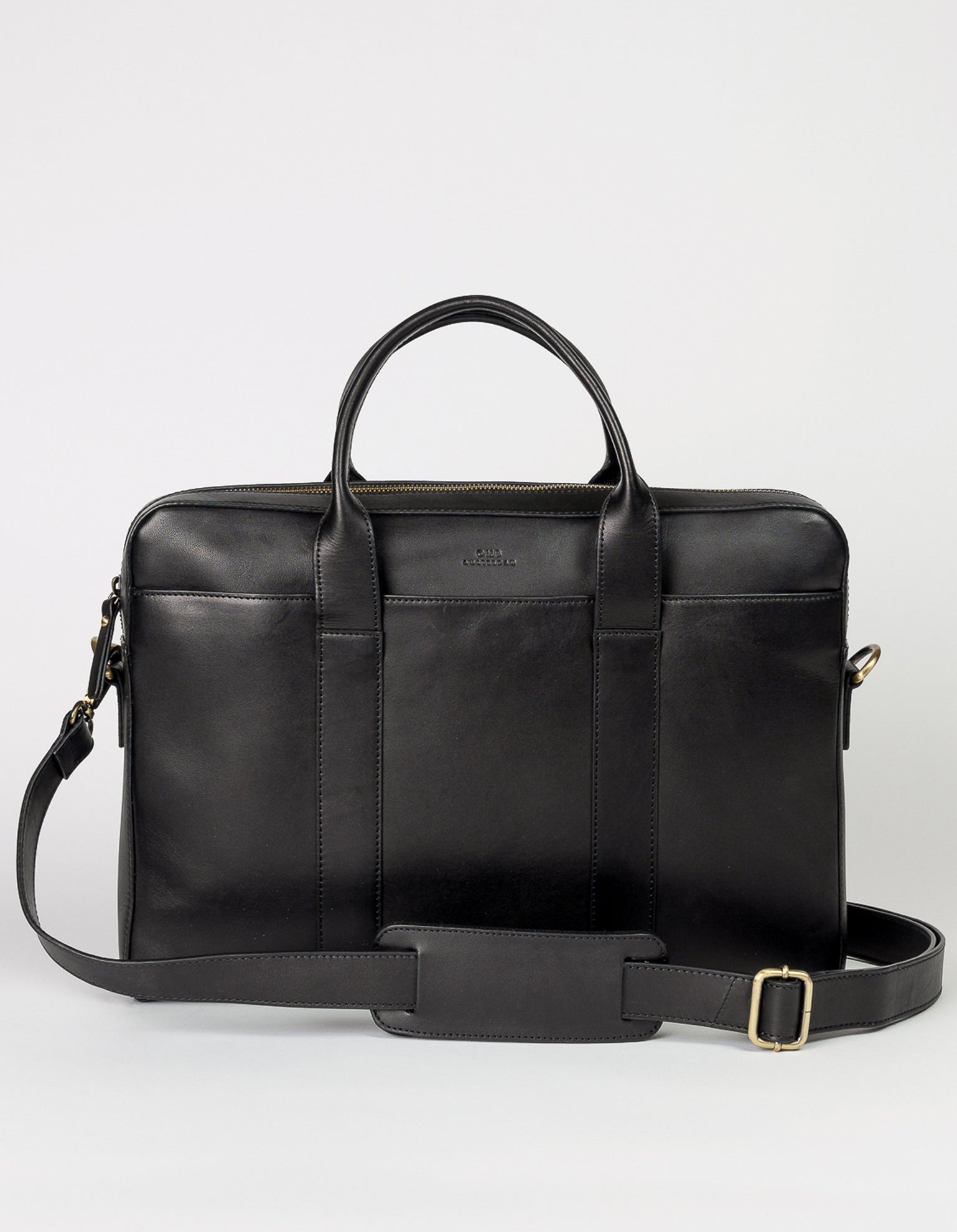 Black leather business bag shop