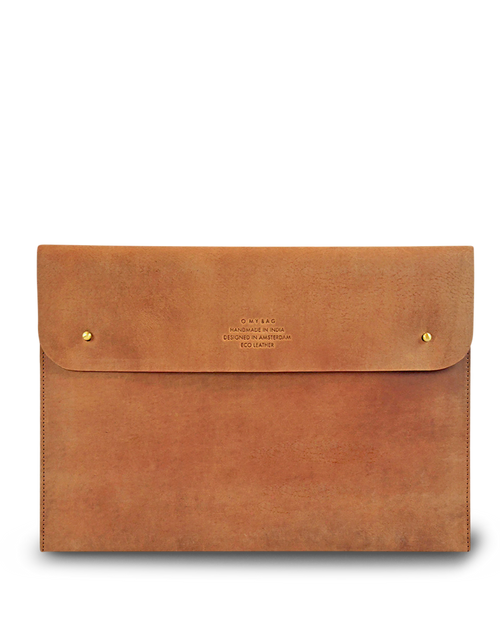 Camel Leather laptop sleeve 13"