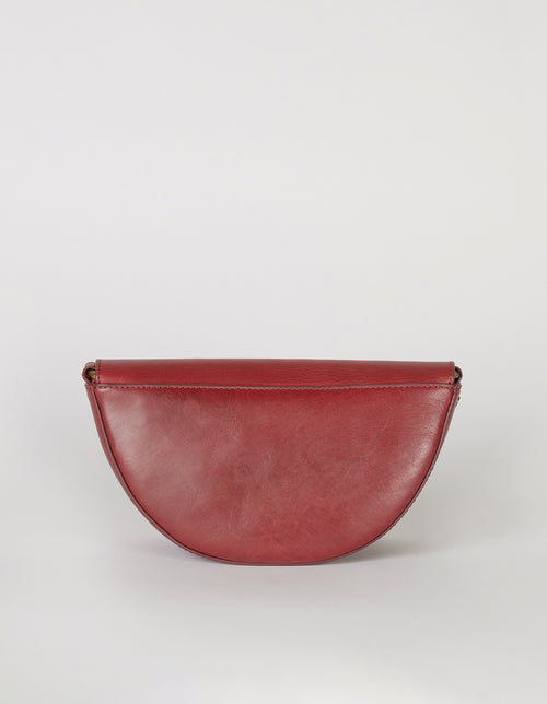 Laura Bag in Ruby Classic Leather without strap - Back product image