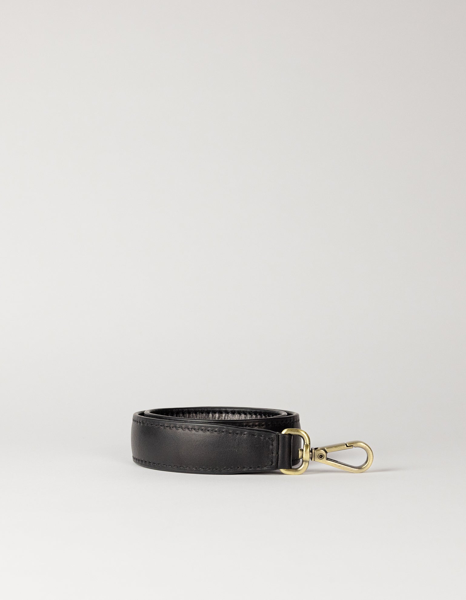 Shoulder Strap - Black Classic Leather