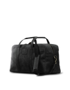 Otis Weekender Black Hunter Leather. Large travel bag for men. Side product image.