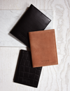 Passport Holder - Black Classic Leather