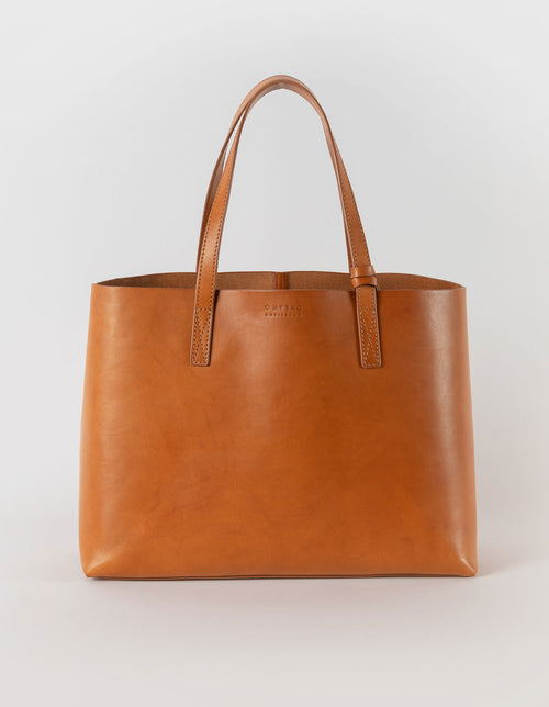 Sam Shopper - Cognac Classic Leather - Front product image.