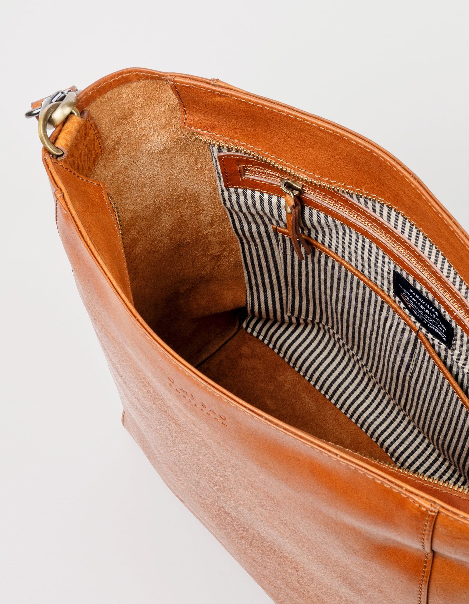 Sofia - Cognac Stromboli Leather - inside product image